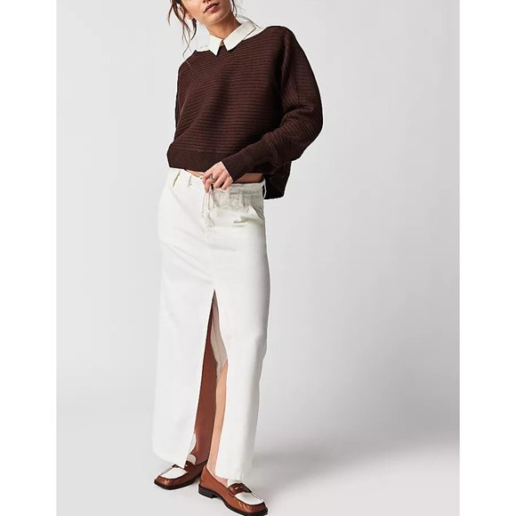 FREE PEOPLE Sublime Pullover / Chocolate Lava - Picture 4 of 11